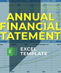 Annual Financial Statement Template Excel